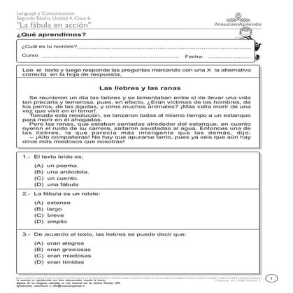 43 fábula   las liebres y las ranas