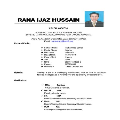 CV Ran Ijaz.DOC