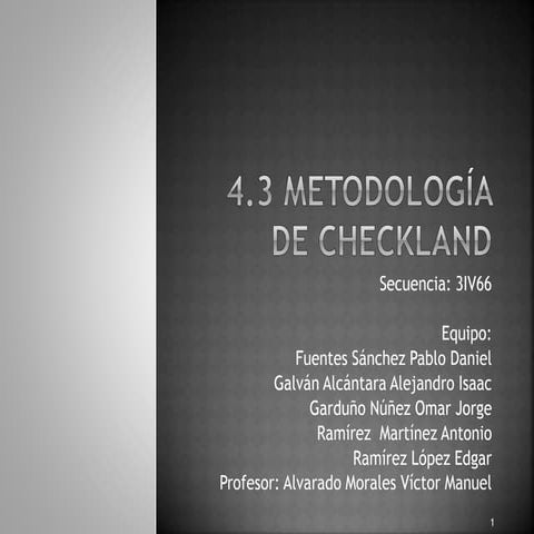 4,3 metodologia checkland