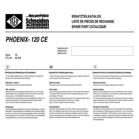 Шпигорезка TREIF Phoenix 120 CE (#43)