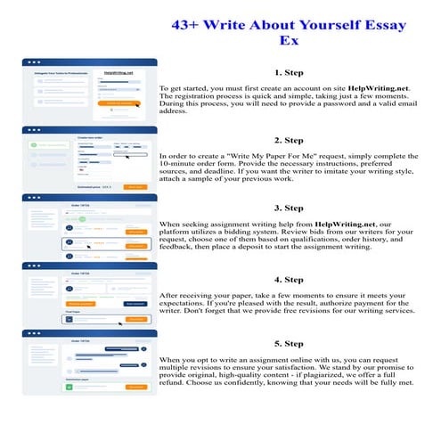 43 Write About Yourself Essay Ex. Online assignment writing service.