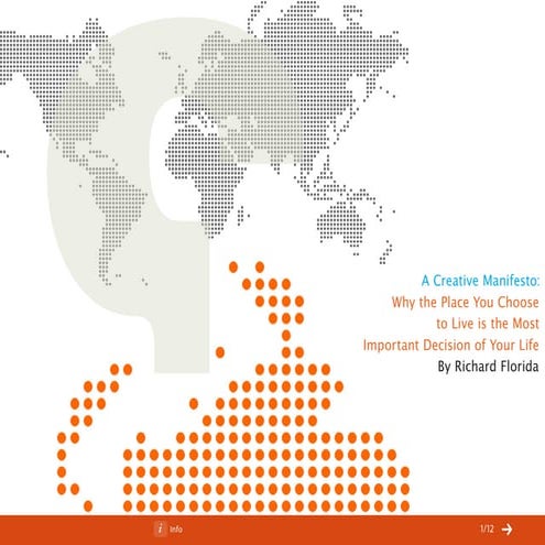 A Creative Manifesto: Why the Place You Choose to Live is the Most Important ...