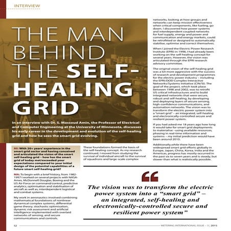 Self healing in smart-grids | PPTX