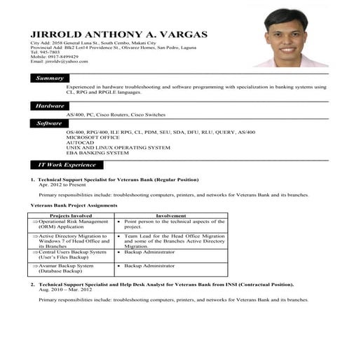 CV [Joe Daniels] | DOCX