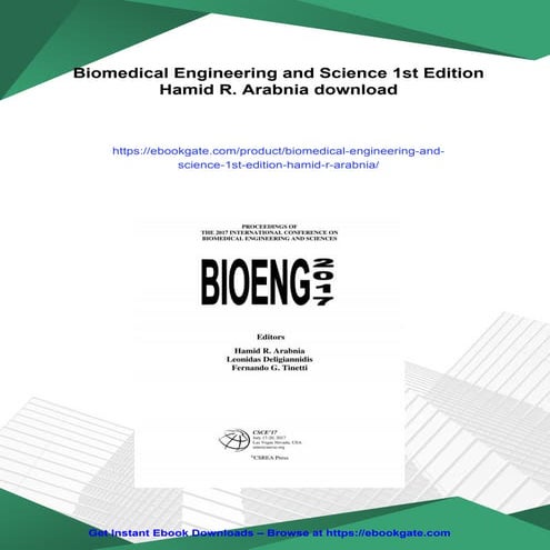 Biomedical Engineering And Science 1st Edition Hamid R Arabnia Leonidas ...