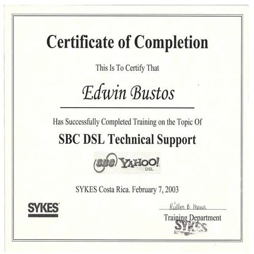 SBC Yahoo DSL | PDF