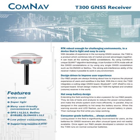 T300 GNSS Receiver