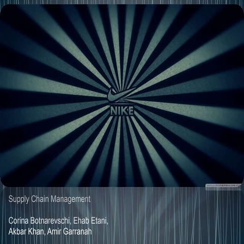 Supply Chain Management-Nike