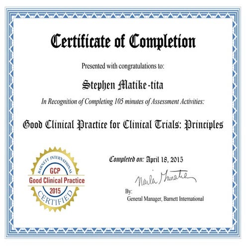 certificate of GCPP | PPT