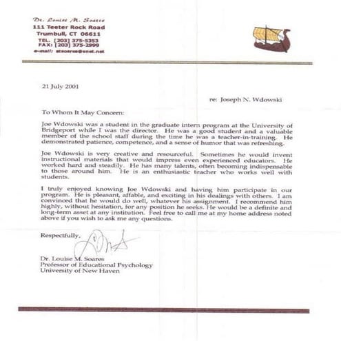 Letter-Dr. Louise Soares