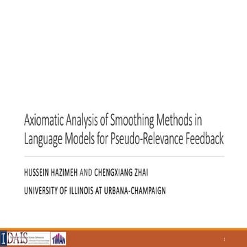 Axiomatic Analysis of Smoothing Methods in Language Models for Pseudo-Relevan...