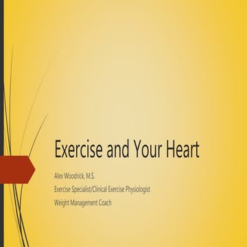 Benefits of Cardiovascular Exercise | PPTX