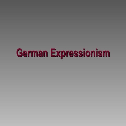 445 german expressionism