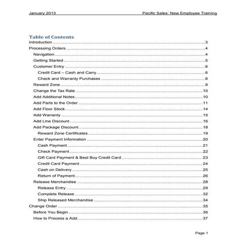 Pacific Sales Operations Guide