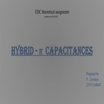 Hybrid pi model Hybrid pi mode Hybrid pi mode.pptx