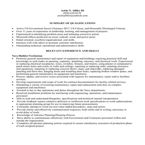 LARRY'S RESUME | DOCX