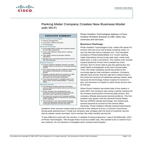 PVT Cisco Case Study