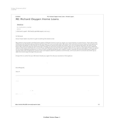 Testimonial - Ben & Jess