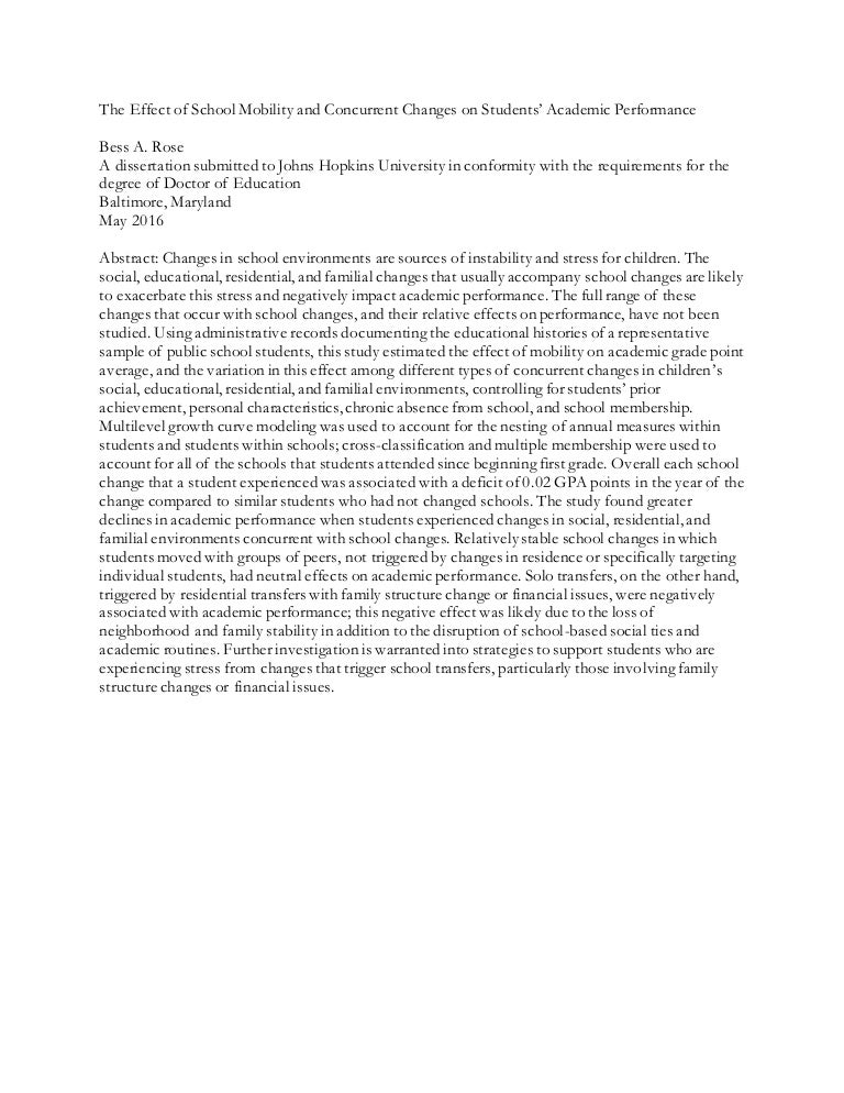 Dissertation Abstract: Example And Writing Tips