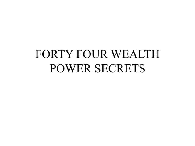 44_secrets.ppt