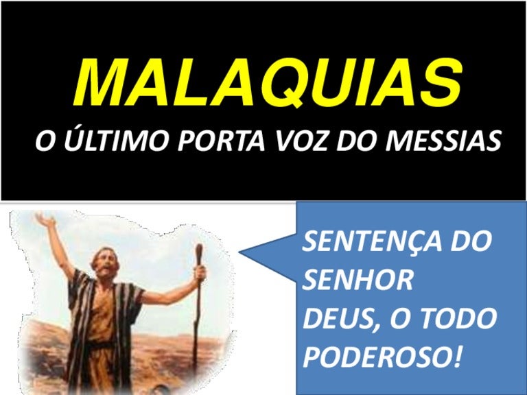 Resultado de imagem para profeta malaquias
