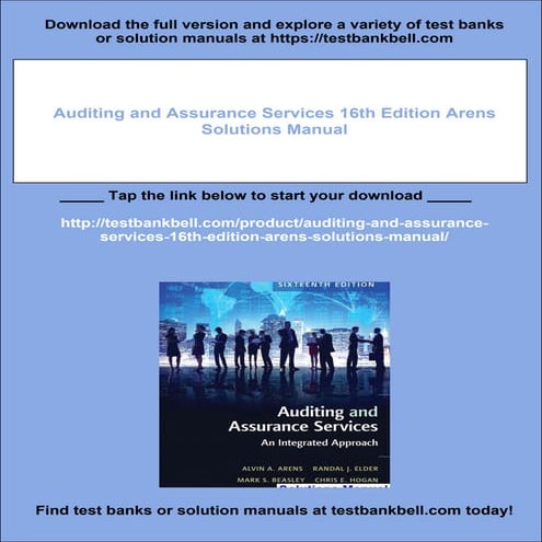AUDITING AND ASSURANCE SERVICES 16TH EDITION PDF visual data 5
