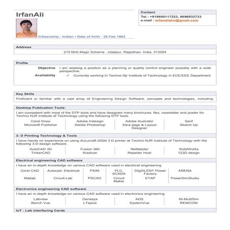 Irfan'sResume (1)