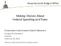 Making Choices About Federal Spending and Taxes