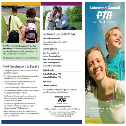 Life Time Achievement Award letter from 2015 National PTA President | PDF