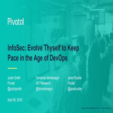 InfoSec: Evolve Thyself to Keep Pace in the Age of DevOps
