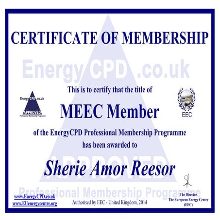 Sherie Amor Reesor MEEC | PDF