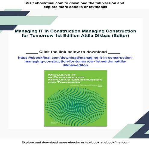 Information Technology in Building Construction | PDF
