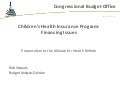 Children’s Health Insurance Program: Financing Issues