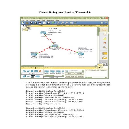 Creacion de una red wan en cisco packet tracer | DOCX