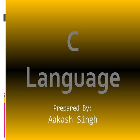 Notes of c programming 1st unit BCA I SEM