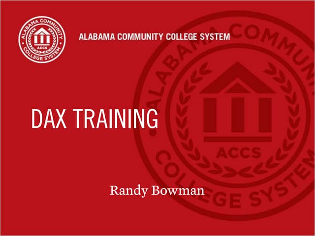 DAXTrainingPresentation_July2015 (1)