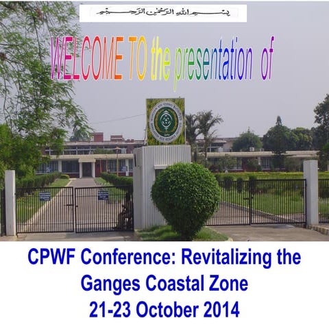 Adaptation strategy for crop production in changing climate: Saline-prone Bar...