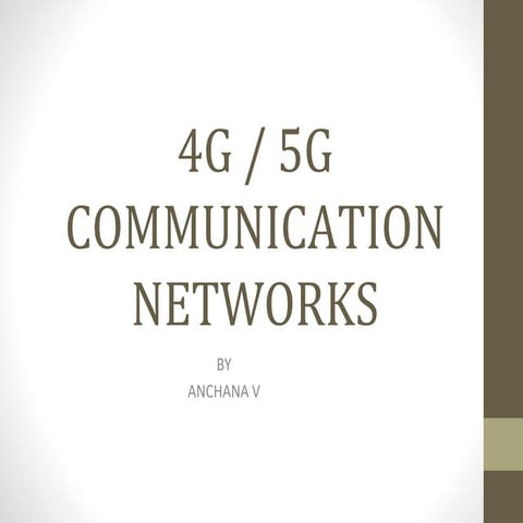 45 5G COMMUNICATION NETWORKS ECE PROF ELECTIVE.pptx