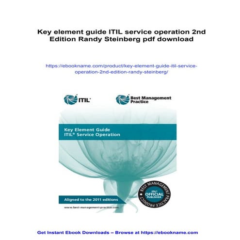 ITIL FOUNDATION V.3 | PDF