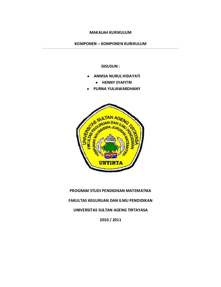 45622822 Makalah Kurikulum