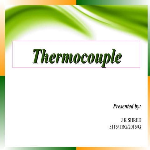 Thermocouple