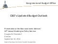 CBO’s Updated Budget Outlook