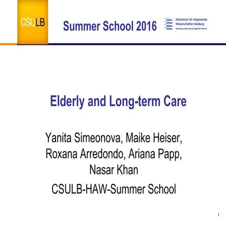 Narrative Review of Aging and Long-Term Care Systems (www.kiu.ac.ug) | PDF