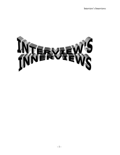 All about Interview