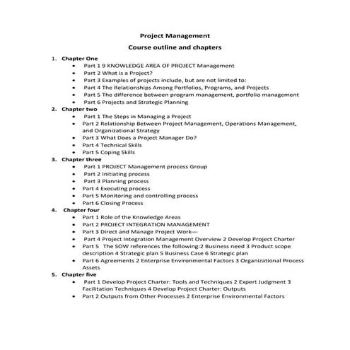 Project Management | PDF