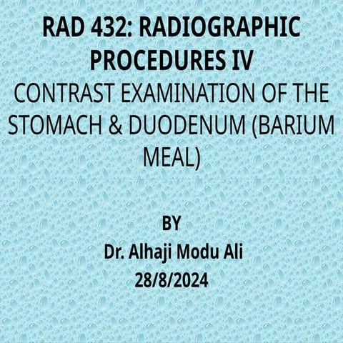 BARIUM STUDIES ON BARIUM MEAL AND FOLLOW THROUGH.pptx