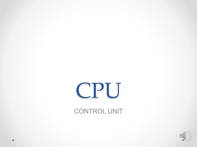 Control unit 