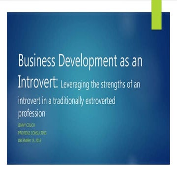 Business Development_Introvert_Presentation