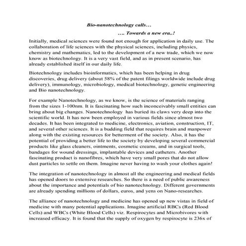 bionanotechnology_calls