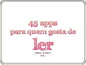 45 apps para quem gosta de ler